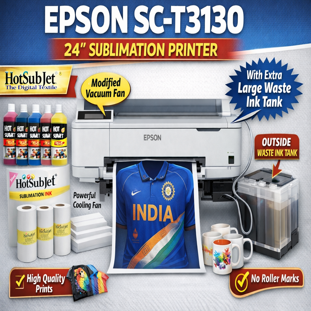 Epson 24 Sublimation T3130 Printer With No Roller Mark