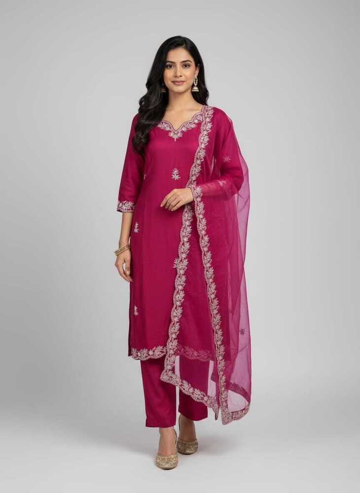 Handworked Hand Embroidery Kurtis