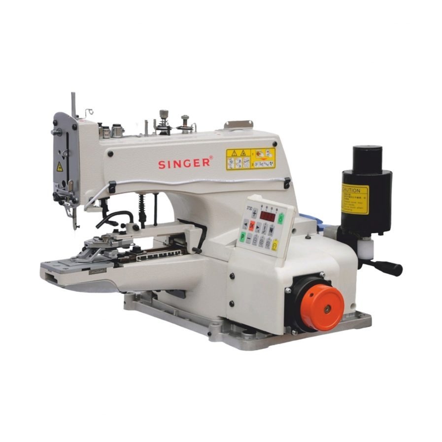 S 1377D-Y Chain Stitch Button Stitch Machine - Color: As Per Availability