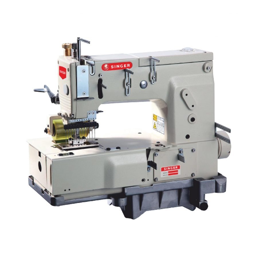 S- 1412 P 12 Needle Chain Stitch Flat Bed Machine - Color: As Per Availability