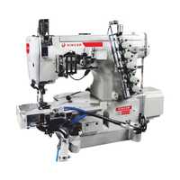 Se-600 D Cylinder Bed Flatlock Machine With Fabric Cutter - Color: Different Available