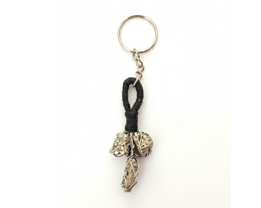 Pyrite Keychain