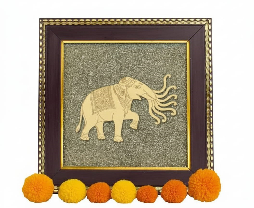 7 Chunk Elephant Pyrite Photo Frame