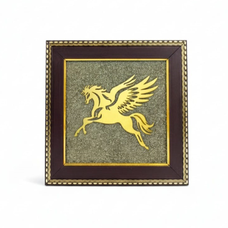 Flying Horse Pyrite Photo Frame