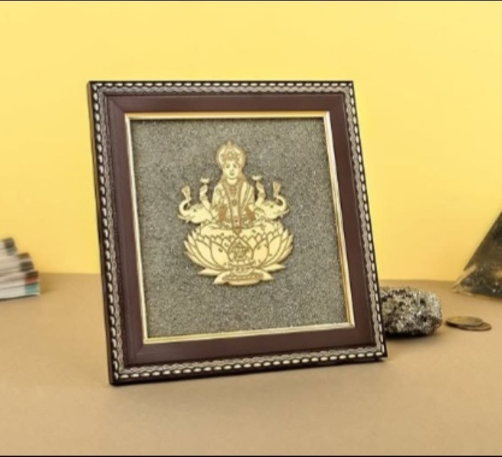 Lakhsmi Mata Pyrite Photo Frame For Decoration