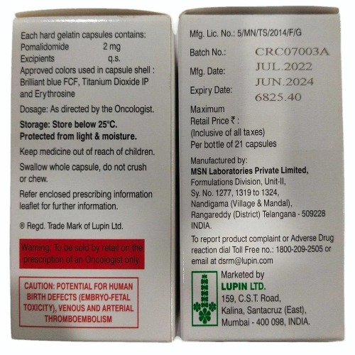 Pomavia 2 Mg Capsule