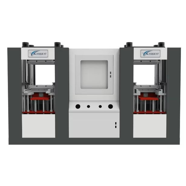 Rubber O Rings Molding Press With Epdm Rubber China Top Quality O Rings Vacuum Press Ce Marked 300V Double Table - Automatic Grade: Semi-Automatic