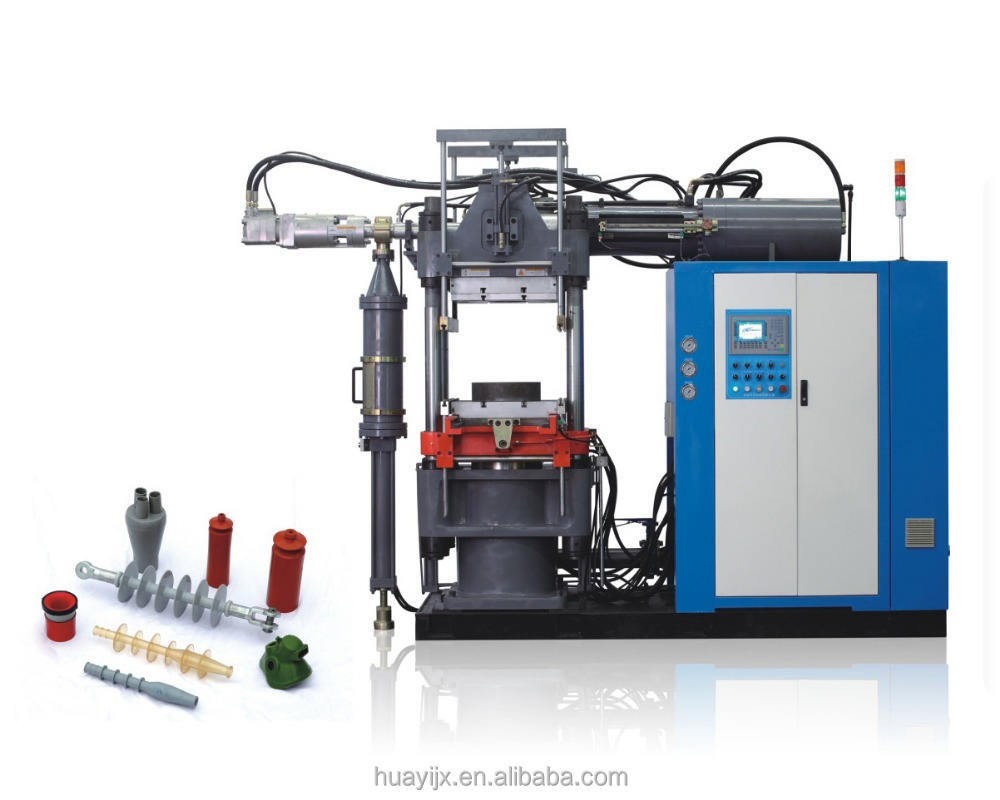 Rubber Injection Molding Machine For Making 35-65Kv Htv Silicone Insulators - Feature: Lower Energy Consumption