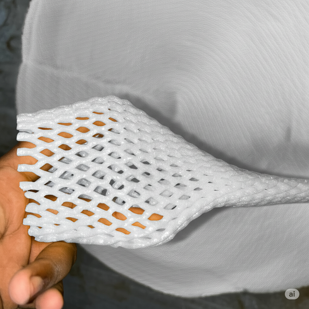 Foam Net 50mm White Coil