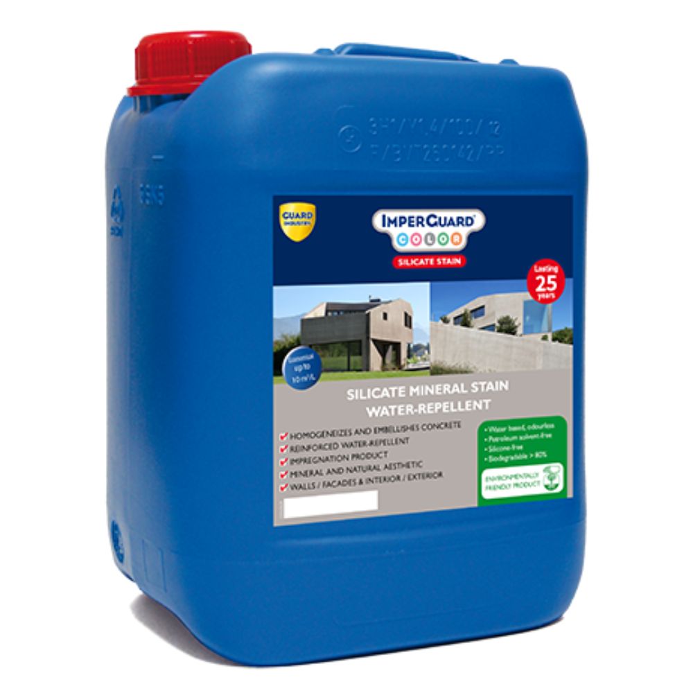ImperGuard Color Transparent Concrete Sealer  Water Repellent Coating Hardener UV Resistant 25Yr Color