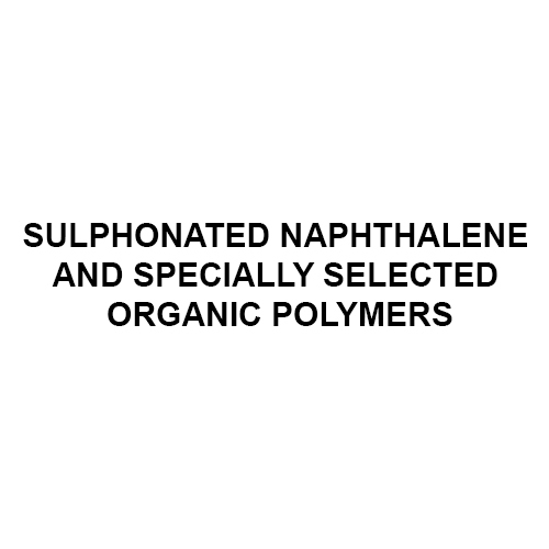 Sulphonated Naphthalene And Specially Selected Organic Polymers - Color: White