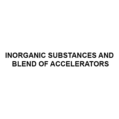 Inorganic Substances And Blend Of Accelerators