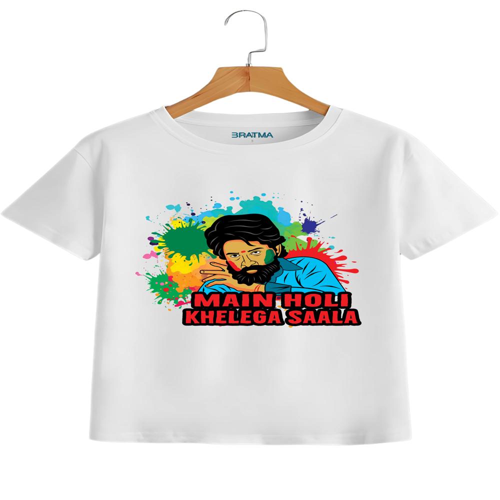 White Holi T shirt