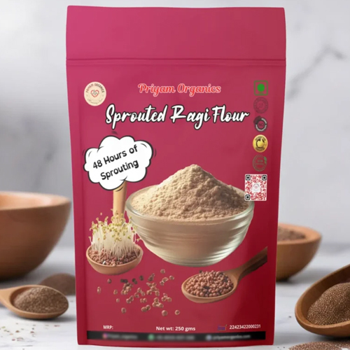250 G Sprouted Ragi Flour - Color: White