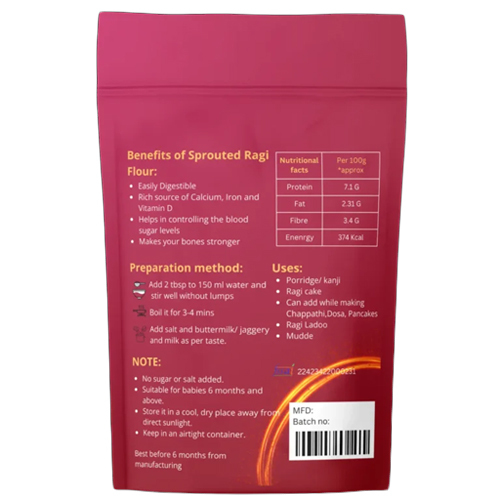 250 g Sprouted Ragi Flour