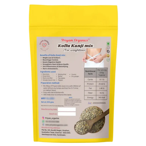 200 Gm Kollu Kanji Mix For Weight Loss - Dosage Form: Powder