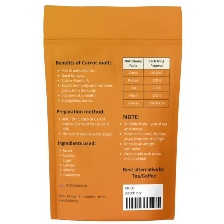 200 GM Carrot Malt