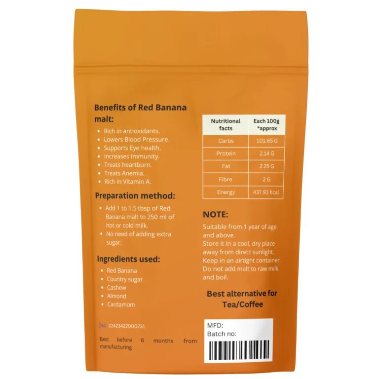 200 GM Red Banana Malt