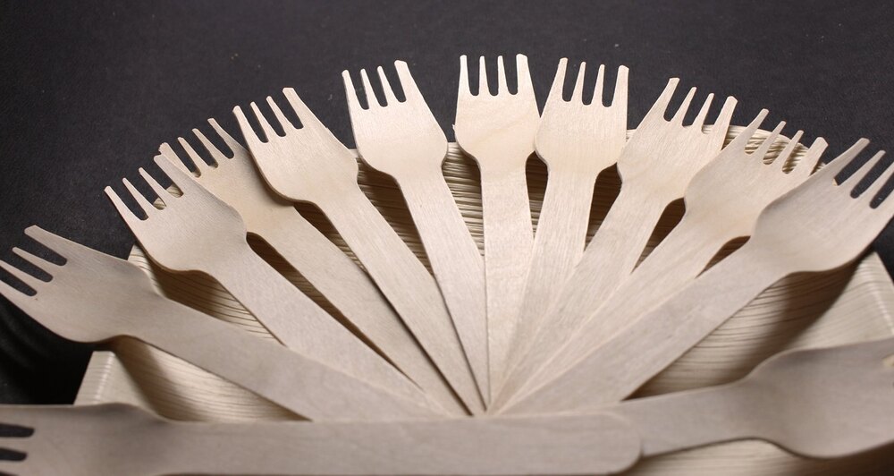 140MM WOODEN FORK