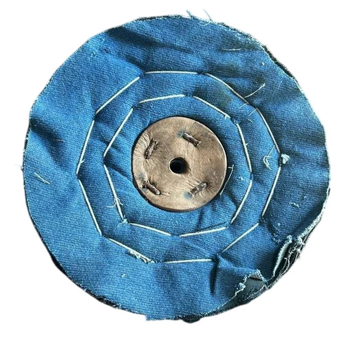 Blue Jeans Cloth Buffing Wheel - Shape: Round
