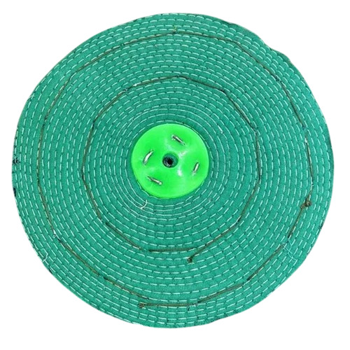 Green Cottong Buffing Wheel - Material: Cotton