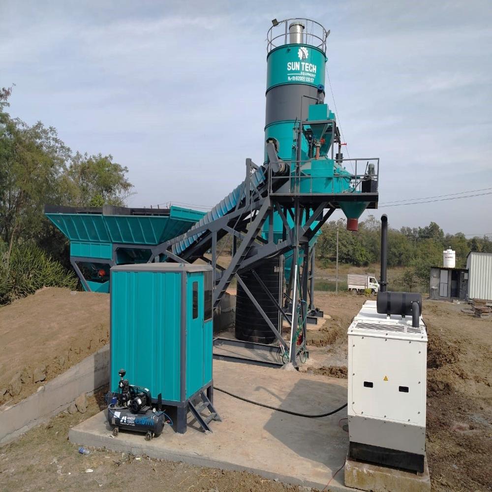 Vt36 Concret Batching Plant - Color: Blue