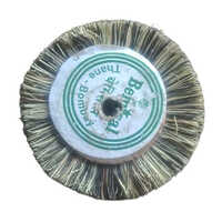 Buffing Whight Coir Brush - Color: Grey