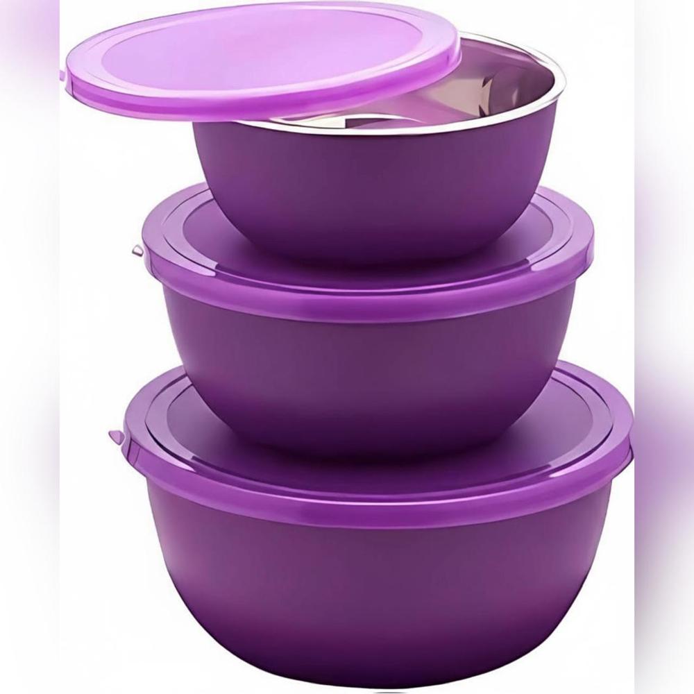 Stainless Steel Microwave Storage Bowl