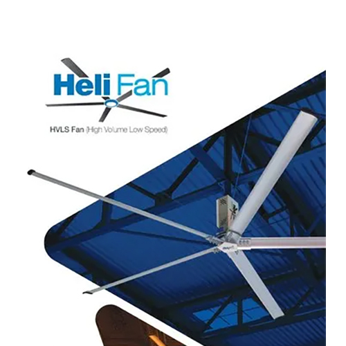 Helifan HVLS Fan Gearless PMSM With Single Phase BLDC Motor