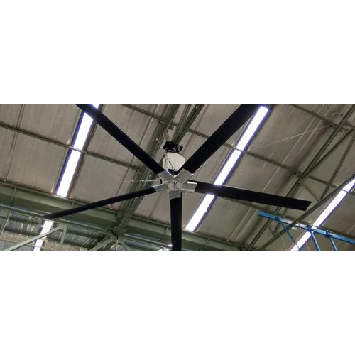 Helifan HVLS Fan Gearless PMSM With Single Phase BLDC Motor