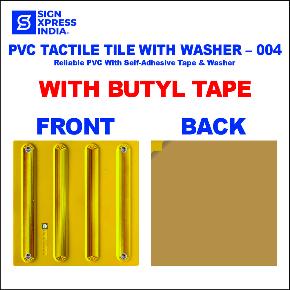 Pvc Tactile With Washer And Butyl Tape 004 - Application: Floor Tiles