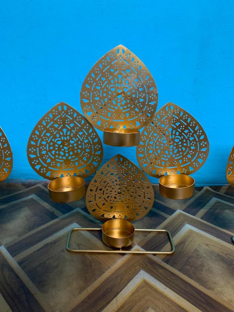 Fancy Metal Candle Stand