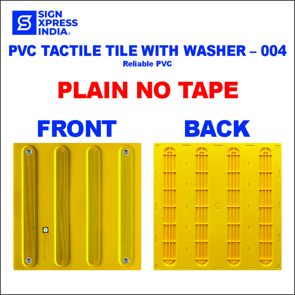 Pvc Tactile With Washer Plain 004 - Application: Floor Tiles