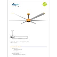 Home Series Fan With Dc Motor Model A 57