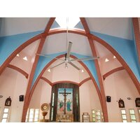 HVLS Fan (High Volume Low Speed Fan) For Trussless Roofing System Proflex