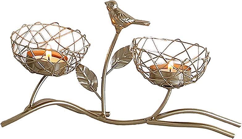 Metal Bird Nest Diya