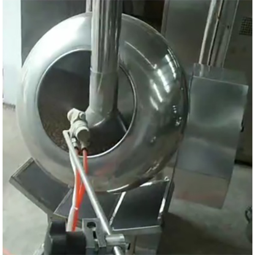 Coating Pan With Spray Gun