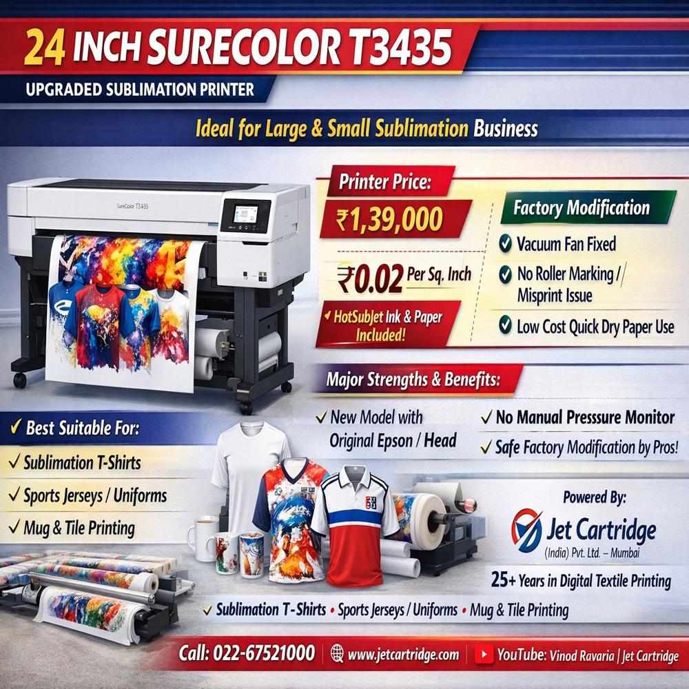 EPSON 24-Inch SureColor SC-T3435 Dye Sublimation Printer