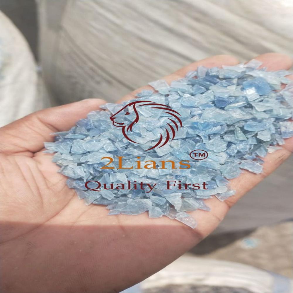 PC Water bottle regrind blue tint