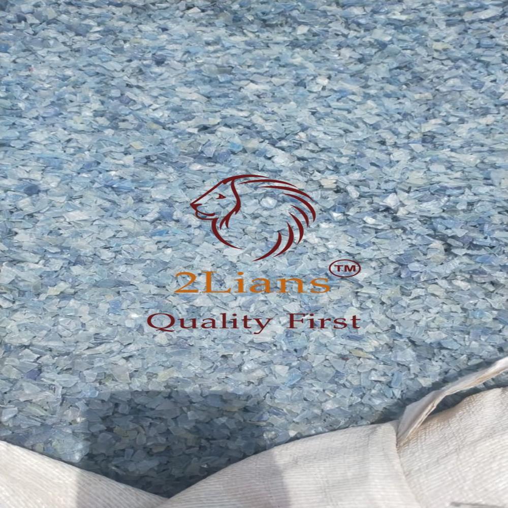 PC Water bottle regrind blue tint