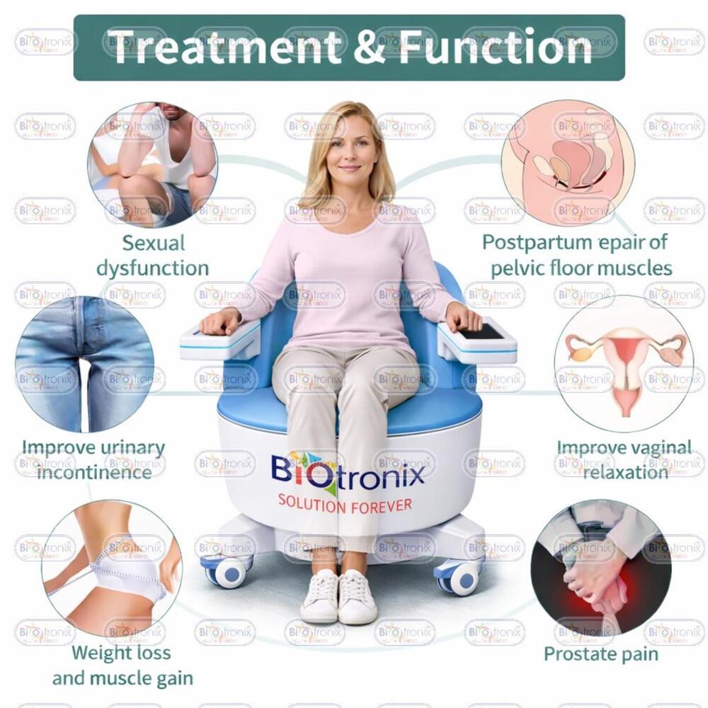 Non-Invasive Pelvic Floor Muscle Therapy Chair for Patient Recovery