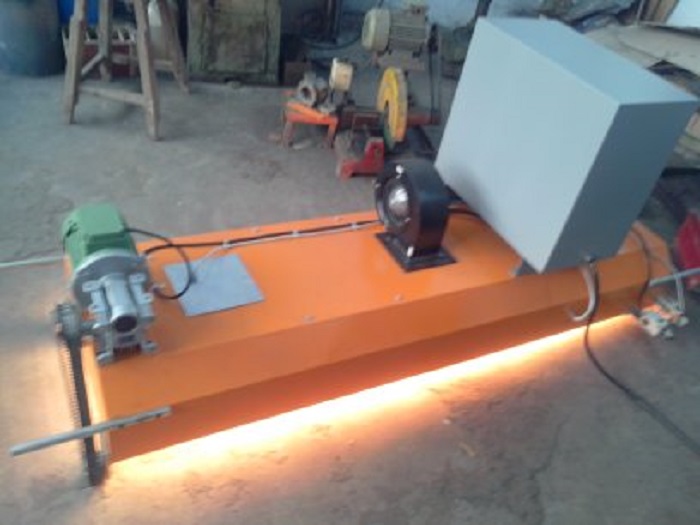Horizontal Dryer Machine - Color: Orange