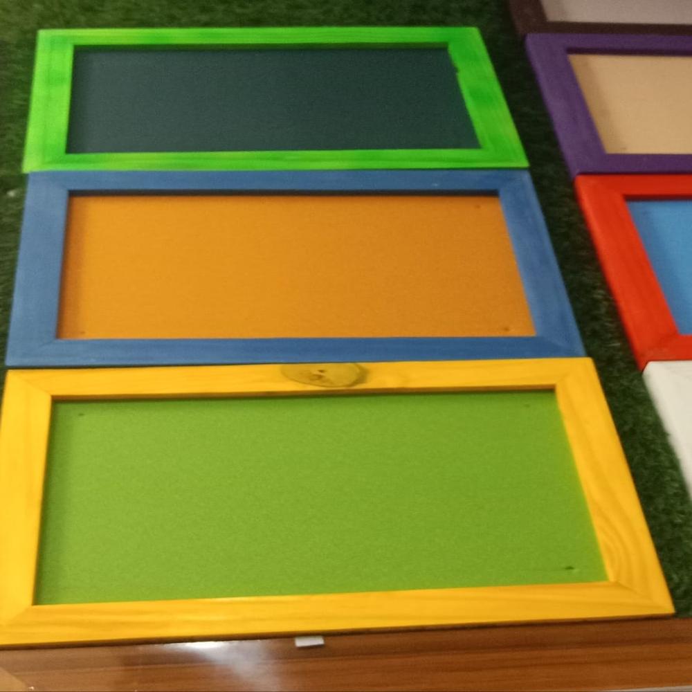 Wooden Frame Green Chalkboard