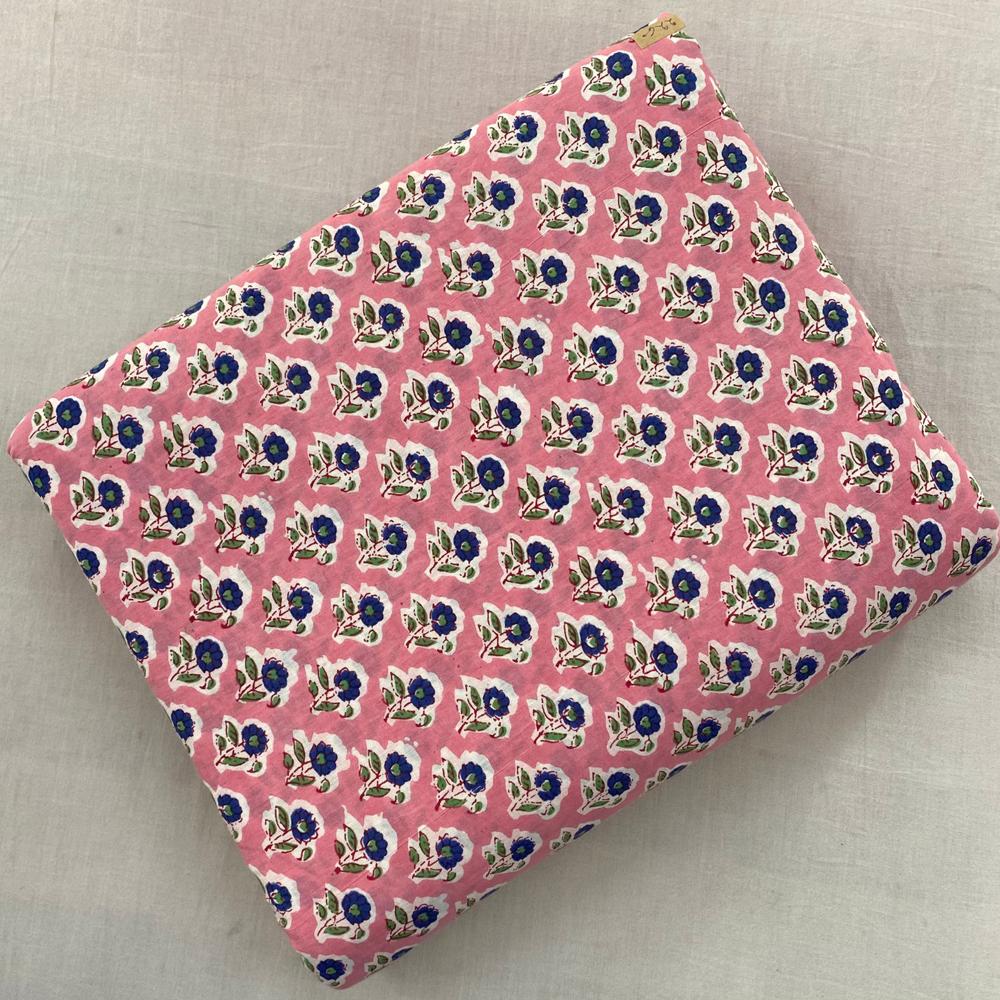 Hand Block Animal Printed Fabric - Color: Different Available