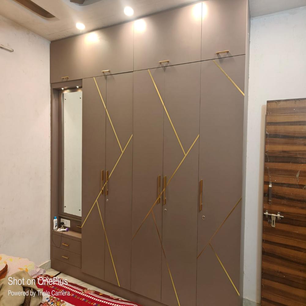Wooden Wardrobe Manufacturer - Color: White