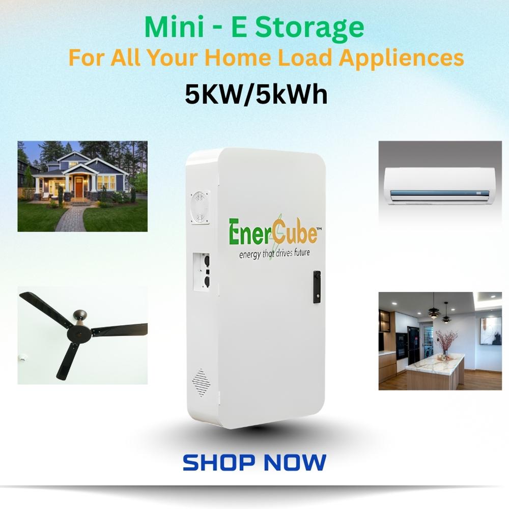 Enertech 5kw/5kwh Mini E- Storage - Application: Industrial