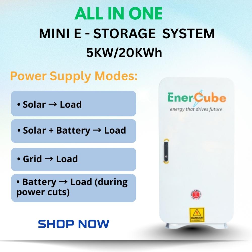 Enertech 5kw/5kwh Mini E- Storage - Application: Industrial