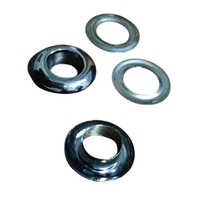 Round Garments Eyelet - Color: Silver