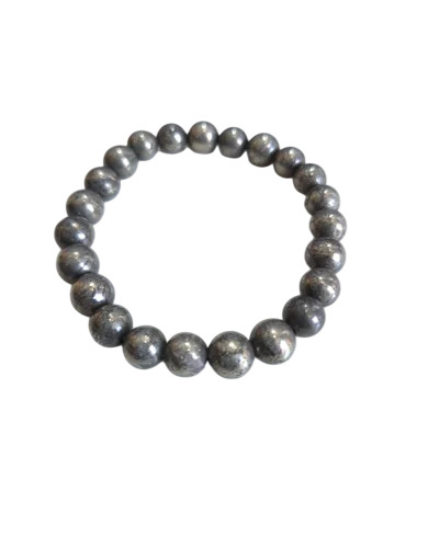Pyrite Bead Bracelet