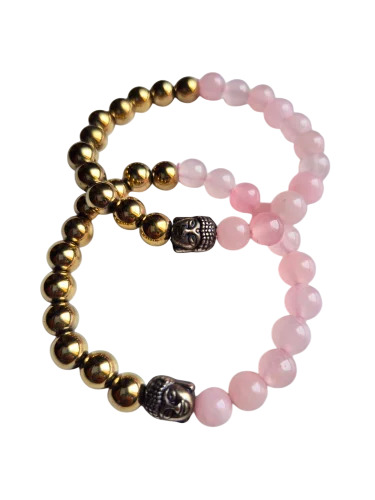 Rose Quartz Bracelet - Color: Pink